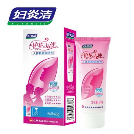 妇炎洁护花天使人体私蜜润滑液水溶性 女性阴道润滑剂成人用品润滑油 男/女同志性爱房事 私密润滑剂60g/支