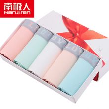 南极人5条盒装女士内裤棉质三角内裤 纯棉内裆提臀舒适少女裤头 P1031