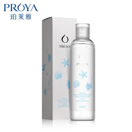 珀莱雅海洋净颜舒缓卸妆水 温和卸妆深层清洁卸妆水液 卸彩妆 卸粉尘 卸污垢 洁净毛孔 一抹即卸 清爽不油腻 温和亲肤