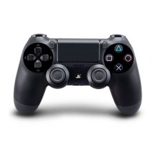 索尼（SONY）新型号 PlayStation 4 游戏手柄（黑色）