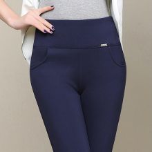 冬季外穿打底裤女士加绒加厚修身高腰长裤显瘦胖mm大码女裤休闲裤