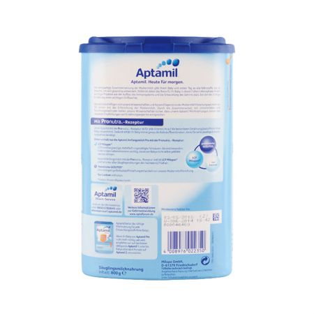 德国爱他美（Aptamil ）Pre段婴儿奶粉0-6个月 800g
