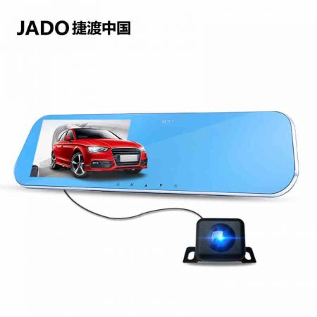 捷渡D610S-GD行车记录仪双镜头带电子狗高清夜视前车预警倒车影像
