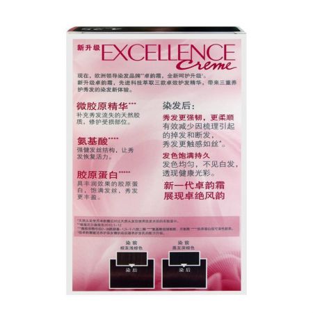 欧莱雅 染发剂卓韵霜1号（自然黑色）