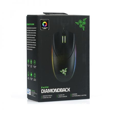 雷蛇（Razer）Diamondback 响尾蛇 幻彩灯光 5G电竞有线游戏鼠标